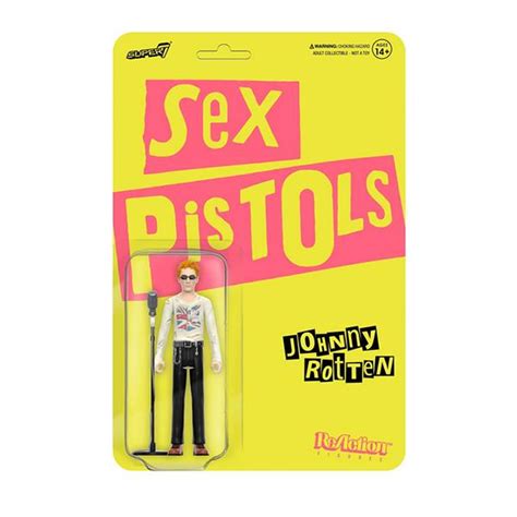 Sex Pistols Reaction Figures Wave Johnny Rotten Super