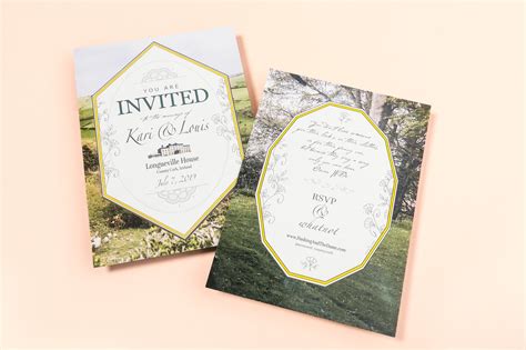 Custom Wedding Invitation Printing - Greenerprinter