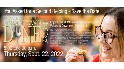 Downtown Dine Around , Historic Downtown Cleveland, TN, September 22 2022 | AllEvents.in