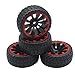 Amazon Pack Sharegoo Od Mm Hex Wheel Rims Rubber Tires