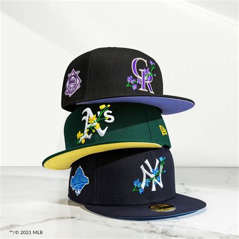 MLB Bloom Fitted Hats | Fitted hats, Custom fitted hats, Swag hats