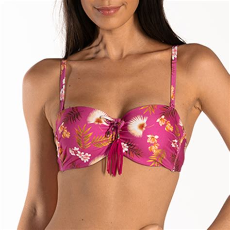 Cyell Wild Orchid Bandeau Bikini Oberteil Annadiva