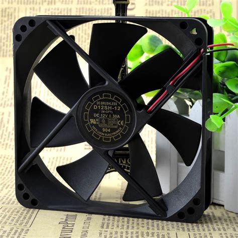 Yate Loon Silent Chassis Power Fan 12025 12CM D12SH 12 12V 0 30A