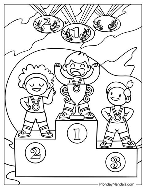 20 Olympics Coloring Pages Free Pdf Printables