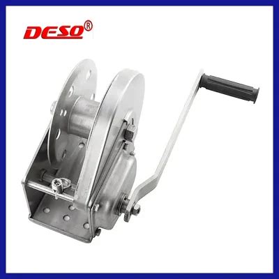 Lbs Manual Wire Rope Winch With Automatic Brake Self Locking Hand