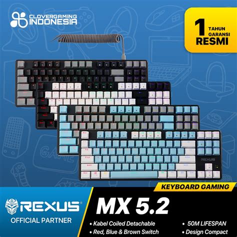 Jual Rexus Mx Legionare Mechanical Gaming Keyboard Mx Mx