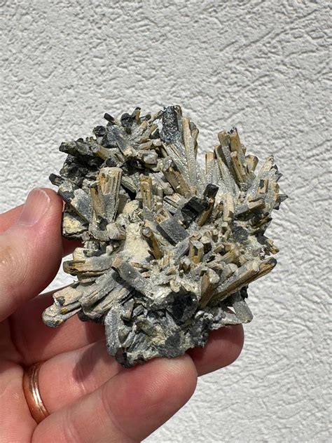 Hot Diggity Dang Inch Stibnite And Stibiconite Crystal Xikuangshan Mine Hunan China Etsy