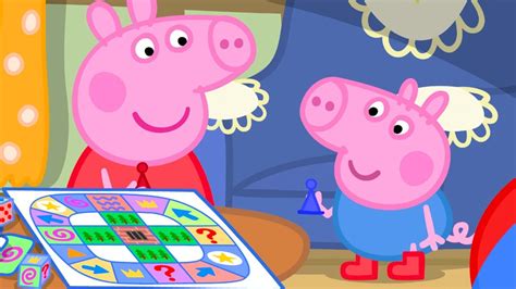 Playing Board Games On Holiday Peppa Pig Official Full Episodes