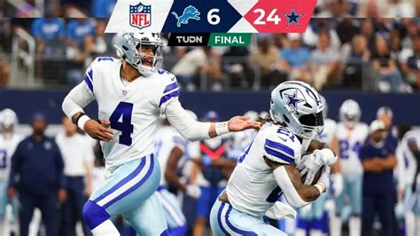 Ezekiel Elliott Comanda Triunfo De Cowboys Sobre Lions En Regreso De