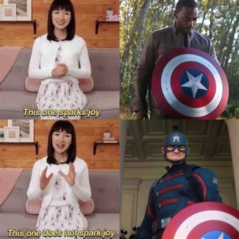 Does It Spark Joy New Captain America Know Your Meme