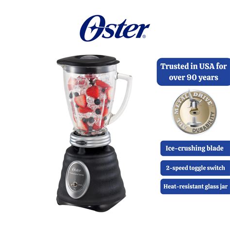 Oster Professional Series Blender Free Glass Jar With 125l Heat