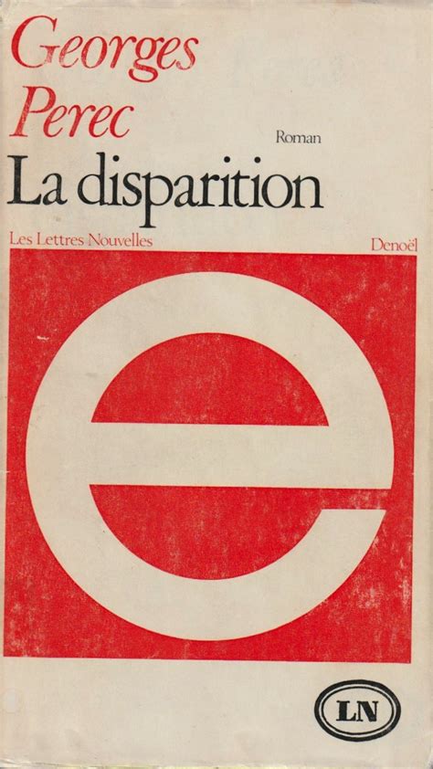 La Disparition Association Georges Perec