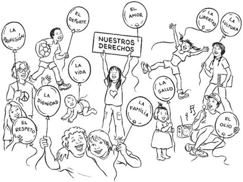 Dibujos Para Colorear Derechos De Los Ni os Derechos de los niños