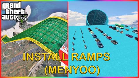 How To Install Mega Ramps In Gta 5 By Menyoo Gta 5 Mod 2021 Stunt