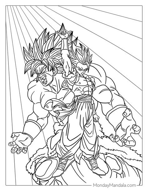 Super Saiyan Goku Coloring Pages