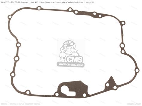 Gasket Clutch Cover Mca Kawasaki Buy The At Cmsnl