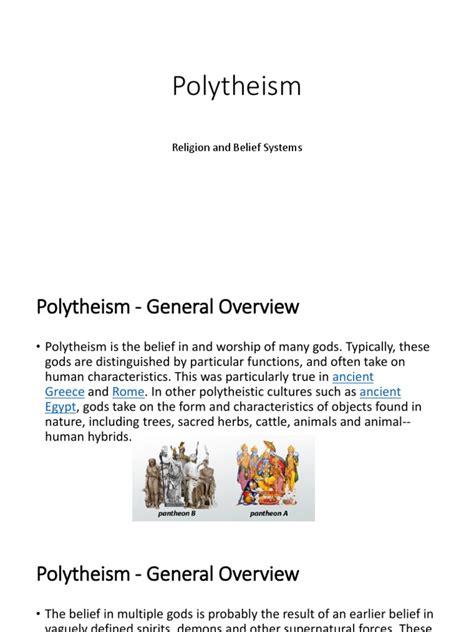 polytheism  polytheism monotheism