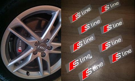 Audi S Line Naklejka Na Zacisk Odblask Tylny Hi Temp Lat Za Z Z