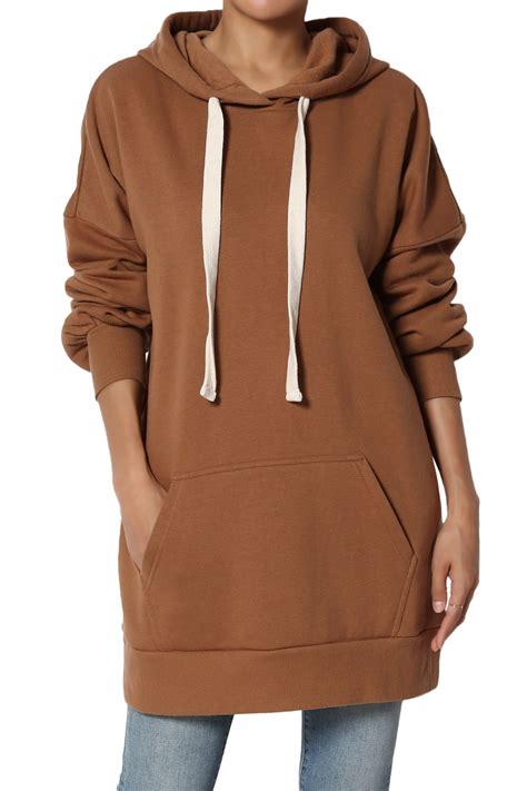 Themogan Womens Plus Oversized Fleece Hoodie Pocket Hooded Pullover