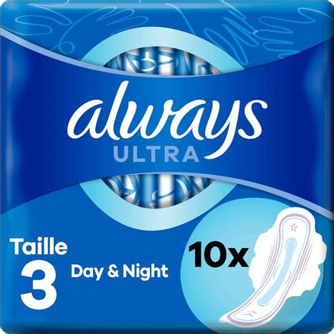 Serviettes Hygi Niques Ultra Avec Ailettes Day Night Taille Always