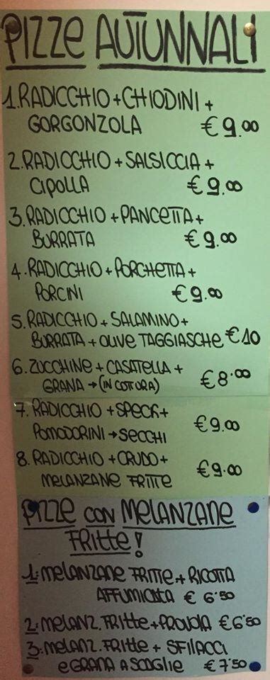 Menu Da Pizza Sfizi Al Ghiottone Di Ingenito Agostino Ristorante San