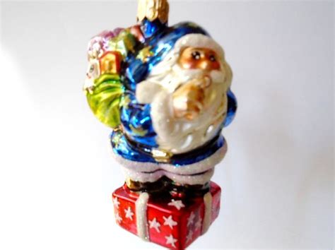 Christopher Radko Santa Surprise 1990 S SHHH Santa Radko Etsy