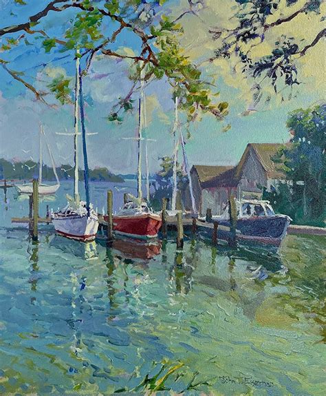 John T Eiseman Marina Belles Oil Painting Entry September 2022