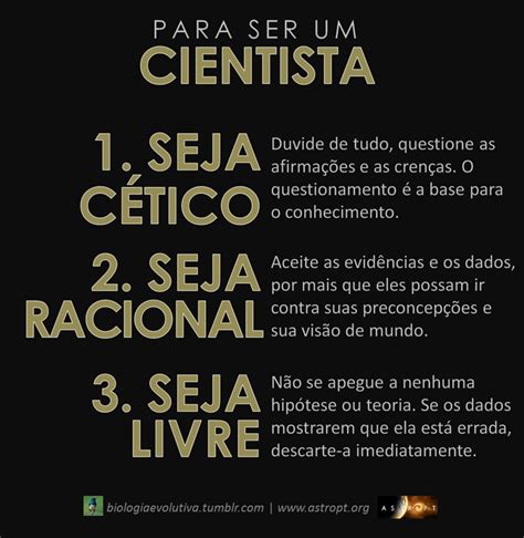 Como Ser Um Cientista - Ser um Cientista