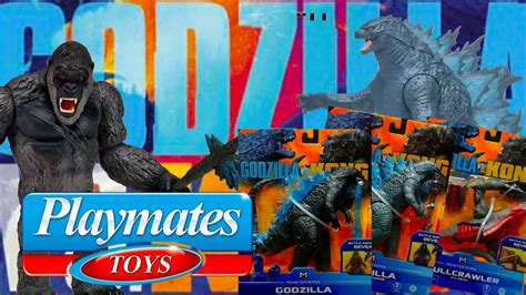 Más Nuevas Figuras De Godzilla Vs Kong De Playmates Toys Youtube