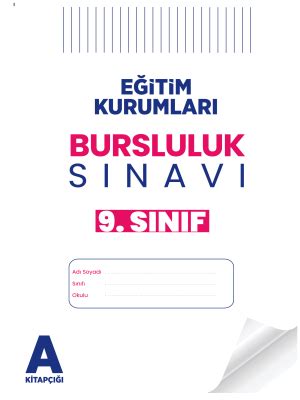 9 SINIF BURSLULUK SINAV DENEMESİ