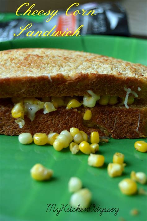 Corn Cheese Sandwich Recipe Indian Sandwich Easy Sandwich Recipe