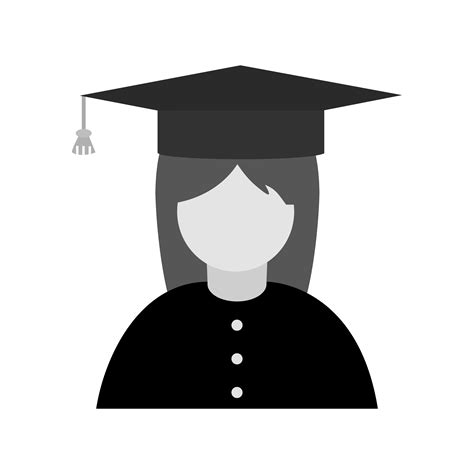 Female Student Icon Design 504882 Vector Art At Vecteezy