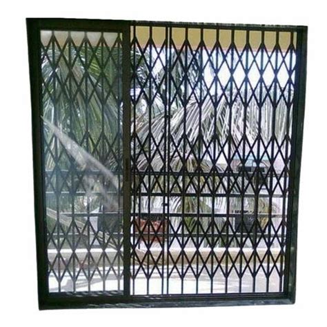 Black Mild Steel Collapsible Gate For Factory At Rs 155 Sq Ft In