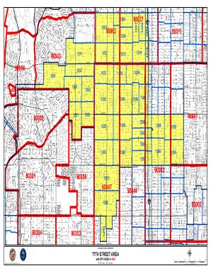 Lapd Th Division Map Fill Online Printable Fillable Blank