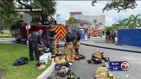 Crews Cap Gas Leak After Striking Line During Excavation In Dania Beach