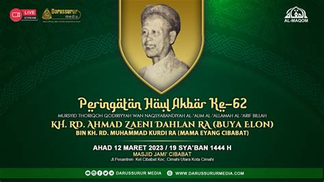 LIVE PERINGATAN HAUL AKBAR ABUYA KH RD AHMAD ZAENI DAHLAN BUYA ELON