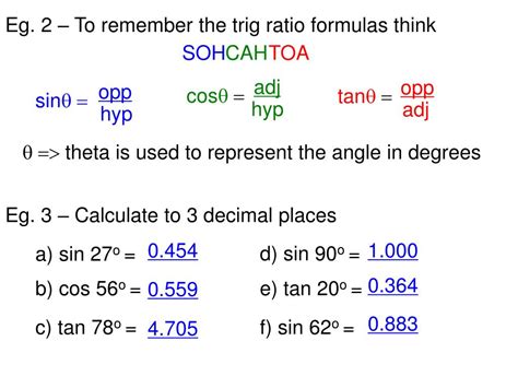 Ppt Lesson 35 Trigonometric Ratios Powerpoint Presentation Free Download Id 6120016