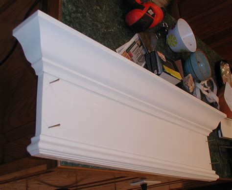 DIY Cornice Of Crown Moulding Over Door