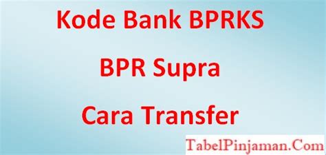 Cara Transfer Ke Bank Bpr Homecare24