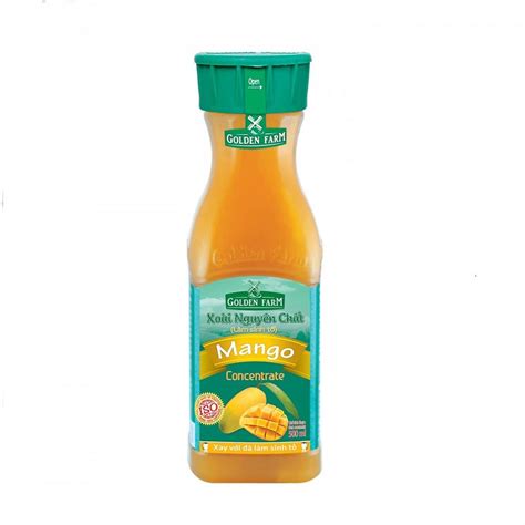 SINH TỐ XOÀI GOLDEN FARM 500ML VANA Baking Sweet