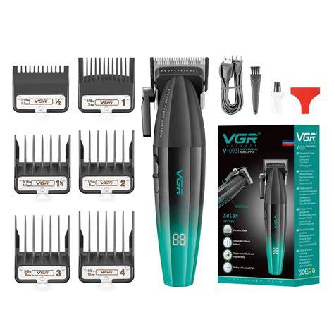 Vgr V 003 9000rpm Metal Salon Barber Clippers Rechargeable Professional