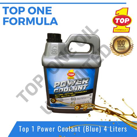 Top One Formula Long Life Radiator Power Coolant BLUE 4 Liters