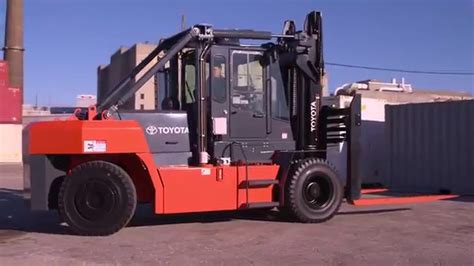 THD Toyota High Capacity IC Pneumatic Forklift Official Video YouTube