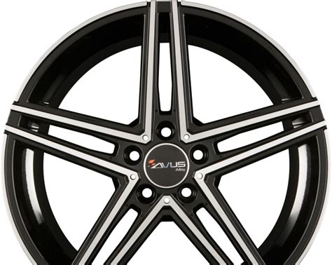 Avus Racing Ac Black Polished R W Pcd X Et Dia