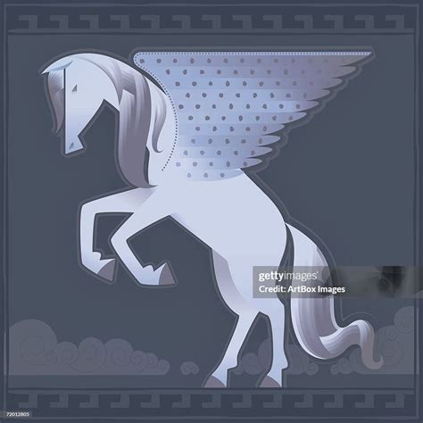 Side Profile Of A Pegasus High Res Vector Graphic Getty Images