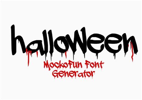 😱 [FREE] Creepy Font Generator - MockoFUN