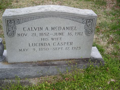 Lucinda Casper McDaniel 1850 1925 Homenaje De Find A Grave