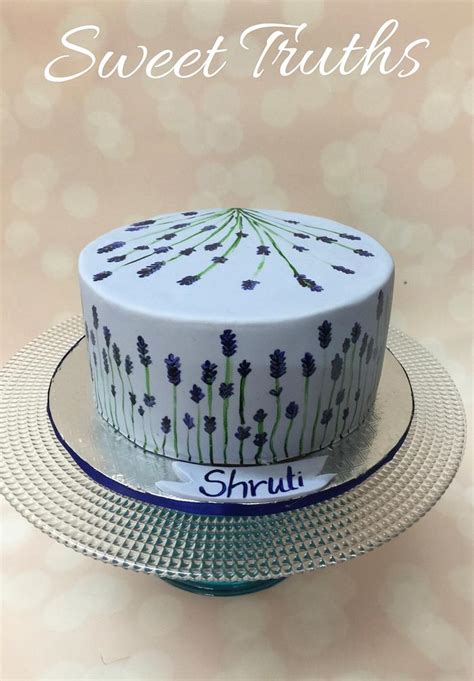 Lavender Field Decorated Cake By Debjani Mishra CakesDecor