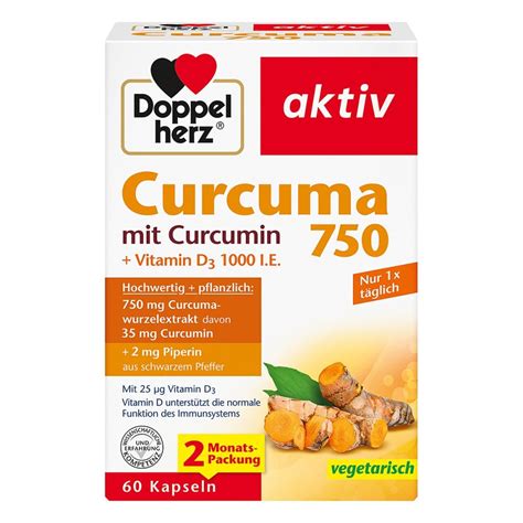 Doppelherz Curcuma 750 Kapseln 60 Stk Apotheke De