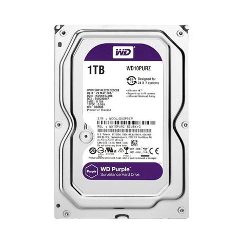 Western Digital Disque Dur Interne To Purple Surveillance